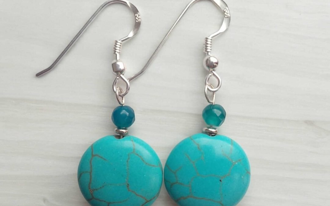 Aros Plata 925 Turquesa