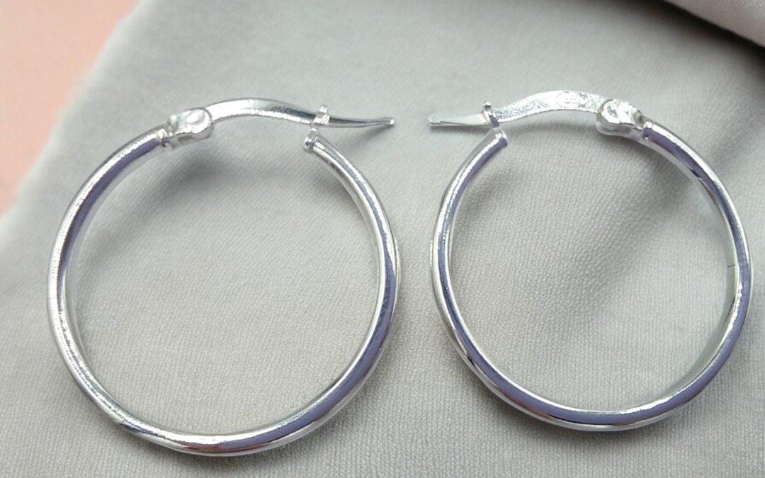 Aros argolla plata 925 de 20mm