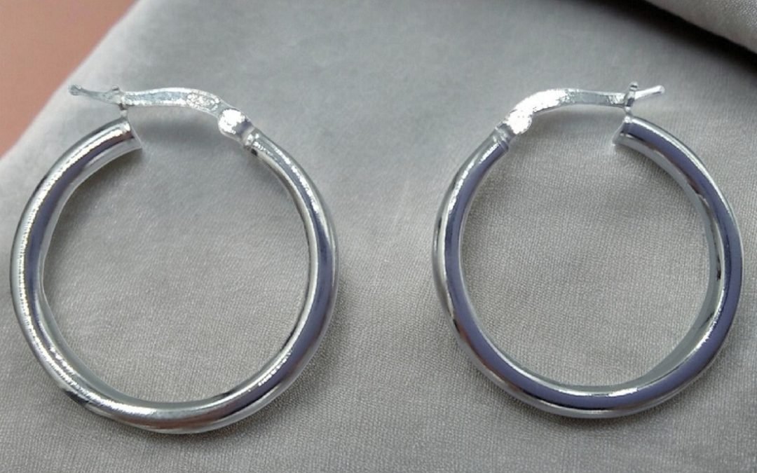 Aros Argolla Plata 925 De 20mm