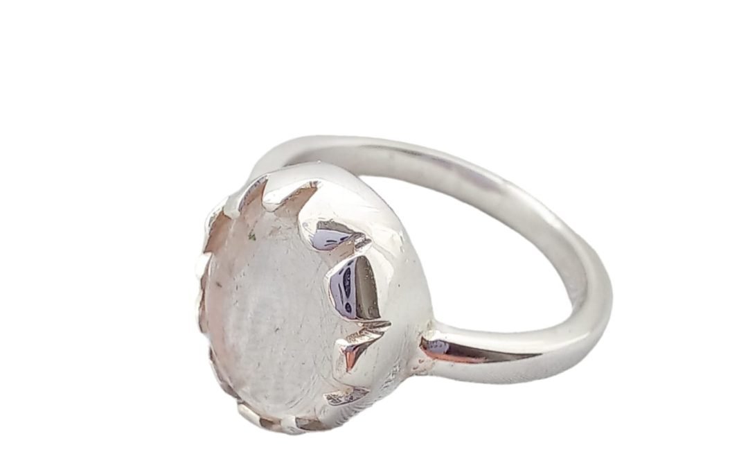 Anillo cuarzo cristal