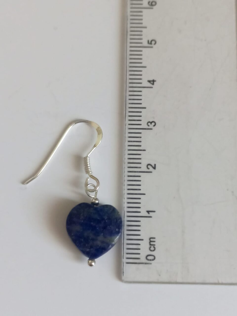 Aros lapislázuli Corazón - Imagen 3