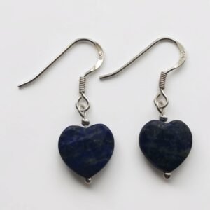 Aros lapislázuli Corazón