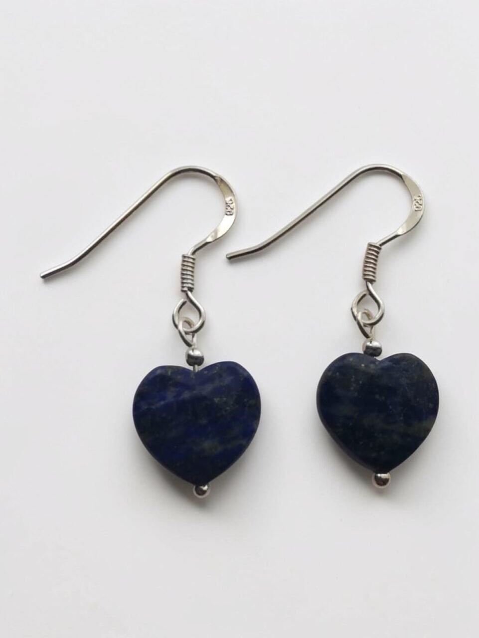 Aros lapislázuli Corazón
