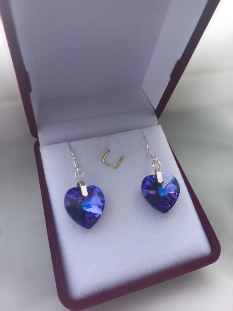 Aros Cristal Heliotrope Corazón - Imagen 2