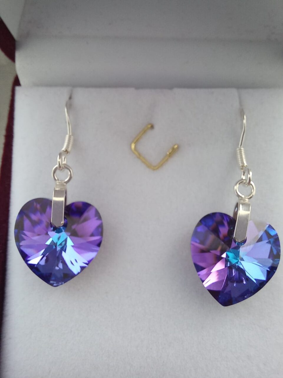 Aros Cristal Heliotrope Corazón - Imagen 3